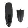 PCリモートコントロールG10G10S Voice Control Air Mouse with USB 24GHz Wireless 6 Axis Gyroscope Microphone IR for Android TVドロップ配信