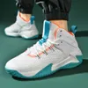 Scarpe da basket di grandi dimensioni per uomo estivo pratico allenamento scarpe alte scarpe sportive e casual anti-collisione ammortizzanti resistenti all'usura