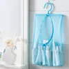 Hangers 3pcs Breathable Mesh Storage Bag Foldable Hanging Portable Space Saving