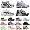 2024 Neue Damen Herren Track Runners 7 7.0 Balencaigaes Graffiti Dark Belenciaga Weiß Schwarz Silber Rosa Nylon Mesh Belanciaga Tennisschuhe Grandpa Ancien Daddy Sneaker