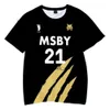 Projektant Haikyuu Msby Black Jackal 3D Summer Tshirt msby tees oneck moda moda z krótkim rękawem kreskówka kreskówka zwykła anime kobiety wysokiej jakości dupek essentialshoodie 82 189