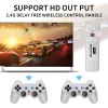 MICE Powkiddy Y6 2.4g Wireless Game TV -Stick Retro PS1 Family Tragbare Videospielkonsole 4K HD Support Multiplayer 10000 Spiele