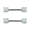 Anelli 2pcs Anello per capezzoli Fashion ANGOLO 14G BILTULL SHIELD NASCHIO 7 MASE IN ACCIAIO IN ACCIPIO IN ACCIAIO BIBILE PUNK PERCHI