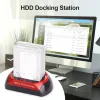 Boxs HDD Dock Station Internes Festplattengehäuse für 2,5/3,5 Zoll SATA auf USB2.0