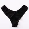 Women's Panties And Tempting Seamless T-shirt Triangle Pants With Lace Low Waisted Transparent Mesh Thong