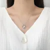 Collier Double amour en Zircon avec fleurs décoratives, avec strass, chaîne de clavicule en forme de cœur, bijoux pour femmes, cadeaux de la saint-valentin