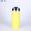 Su Şişeleri Özel 20oz 40oz Tutamalı Şarap Buz Bira Kupa Boş Boş Paslanmaz Çelik Tumbler DIY Bardak Vakum Yalıtımlı Araba Kahve YQ240221