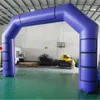 wholesale 8mWx4mH (26x13.2ft) Black Oxford Sport Arch Inflatable Start Line Angle Shape Racing Archway With Removable Sticker Box Can Be Customized
