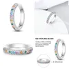 Cluster-Ringe, hochwertiger, originaler 925er-Sterlingsilber-Stern-Mond-Schmetterlingsring, geeignet als Geburtstagsgeschenk für Frau oder Freund