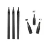 Tips 50PCS Disposable Tattoo Needles Tips Assorted Sterilized Black Long Tattoo Tip Tubes for Tattoo Machine Grip Tubes and Kits