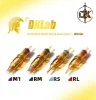 針Dklab Warrior Professional Tattoo Cartridge Needles、10pcsパック0.35mm RL /M1 /RM（MC） /RSマイクロブレードメイクアップ用品