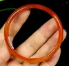 Bangle Optionele 56-65 mm gecertificeerde rode natuurlijke Chalcedoon Agaat armband