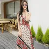 Arbeitskleider YiLin Kay Hohe Qualität Mode Designer Runway Anzug Sets 2024 Sommer frauen Chiffon Bluse Print Rock 2 Stück