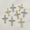 Necklaces New Arrival23x20mm 100pcs Rhinestone Pendant Imitation Pearls Charm for Necklace Earrings Diy Parts Jewelry Findings&components