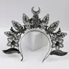 Hair Clips Baroque Halos Headband With Sparkling Rhinestones Exquisite Headpiece Props