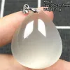 Pendentifs Pierre de lune naturelle pendentif collier bijoux pour femmes hommes guérison amour cadeau perles claires blanc lumière pierre cristal argent AAAAA