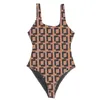 Lettre Jacquard maillots de bain pour femmes été concepteur Sexy maillot de bain une pièce maillot de bain de plage