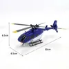 Electric/RC Aircraft rc helicopter C187 EC135 Remote control aircraft Single propeller without aileron metal nose Low voltage alarm Runaway protectio