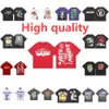 T-shirty HellStar Y2K T Shirt Męski haruku Hip Hop Streszczenie graficzne drukowanie graficzne 2023 Nowe ponadwymiarowe topy rękawowe