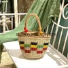 Beach Bags Beac Summer Womens Fasion Woven Crocet Bag Straw Bucket Luxury Sopping Casual Tote Soulder CPP-033H24221