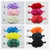 Saç Aksesuarları Düğün Saten Çiçek Saç Bandı Born Baby En İyi Knot Head Band Noel Hediye Çocuklar 240 PCS/LOT