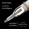 Needles EZ Tattoo Needles Revolution Cartridge Needles Curved (Round) Magnum #10 0.30mm for system Tattoo Machines and grips20 pcs /box