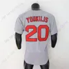 Maglia da baseball Manny Ramirez Nomar Garciaparra Pedro Martinez Varitek Jansen Wakefield Youkilis Pedroia Damon Williams Boggs Fisk Schilling Yastrzemski