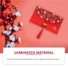 Cadeau Wrap Portefeuille Sac Enveloppe d'argent de mariage Style chinois Personnalité rouge Hong Bao Paquet