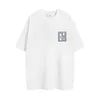 デザイナーRHUDE TシャツメンズファッションブランドRHUDEマイクロラベルレターデザイン半袖Tシャツハイストリートルーズハーフスリーブ