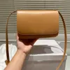 Bolsos de mensajero para mujer, monederos, bolso de diseñador, calidad de espejo, bolso de hombro con solapa clásico, bolsos cruzados de cuero liso de diseñador para mujer, bolsos pequeños de lujo