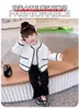 Kläder sätter barn 2024 Spring Set Fashionable and Western Style Girl Baby Small Fragrant Coat Flare Pants Two Piece