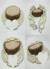 Multilayer Pearl Chain bana halsband Kvinnor Fashion Rhinestone Satellit kort halsband för presentfest högkvalitativ smycken1037374