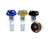 Nova tigela de vidro de cogumelo artesanal 14mm 18mm macho para bongos de vidro de touro tigelas inebriantes para tubulação de água bong dab rigs atacado