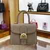 Women's new horseshoe buckle handbag, high-end women's bag, fashionable one shoulder crossbody bag, casual saddle bag