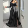 Partykleider 2023 Eingewickelte Brust Rüschen Rot Schwarz Grün Mittlere Taille Einfarbige Spitze Langer Rock Kleid Abendkleid T240221