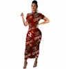 BN7052 Europejskie sukienki dla kobiet w Ameryce Modna Mała zapach prosta długa spódnica