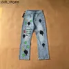 Chrom Make 2023 Jeans da uomo Designer Old Washed Pantaloni dritti Stampe con lettere a cuore per donna Uomo Casual in stile lungo 96xe BFLY