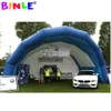 Ourdoor Event Mobile Inflatable Stage Roof Giant Blue And White Inflatables Stages Cover Dome Tunnel tent For Sale