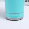 30oz Bluetooth Speaker Tumblers en acier inoxydable tasse de musique isolée sous vide bouteille d'eau de café avec haut-parleur sans fil paille en métal