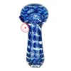 Latest Colorful Cool Twist Rope Design Pyrex Thick Glass Smoking Tube Handpipe Portable Handmade Dry Herb Tobacco Oil Rigs Filter Bong Hand Spoon Pipes DHL