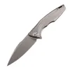 1pcs nouveau A2254 couteau pliant haut de gamme M390 lame de lavage de pierre CNC TC4 poignée en alliage de titane extérieur EDC poche roulement à billes rondelle couteaux de dossier