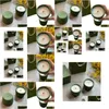 Pachnący pachówek świecy zielony aromaterapia pudełko prezentowe vintage rzeźbiony awokado aromat sypialnia salon świec nocna romantyczna kropla del dhp82