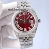 Herenhorloge Schoon horloge Heren diamant 41 mm automatisch mechanisch roestvrijstalen band Mode cijferwijzerplaat