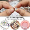 Kits de perles de rocaille en verre de 2, 3 et 4mm, coffret de perles avec lettres, avec outils pour la fabrication de bijoux, bracelets, bagues, accessoires de bricolage, Kit de bijoux