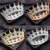 Jewelry Bride Royal Purple Crystal Queen King Tiaras and Crowns Bridal Pageant Diadem Head Ornament Wedding Hair Jewelry Accessories