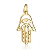 Charms 5pcs/lot 316 Stainless Steel Hamsa Hand Charm Pendant Wholesale Jewellery Making DIY Jewelry