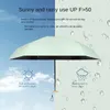 55% de réduction Mini parasol petite poche pluie vinyle pliant UV Protection ultraviolette ombre Parasol Capsule 240219