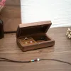 Back Jewelry Organizer Jewelery Storage Box Earring Holder For Women Small Wood för fodral för armband ringar halsband