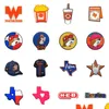 شرب قش Moq 20pcs Texas Style Custom Sile St Toppers Er Charms Buddies DIY DINCITITION 8MM Party Supplies Gift Drop Dropress DHQVH