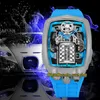 eternity horloges Nieuwste producten Super running 16 cilinder motor wijzerplaat EPIC X CHRONO CAL V16 Automatisch herenhorloge 316L roestvrij S224G